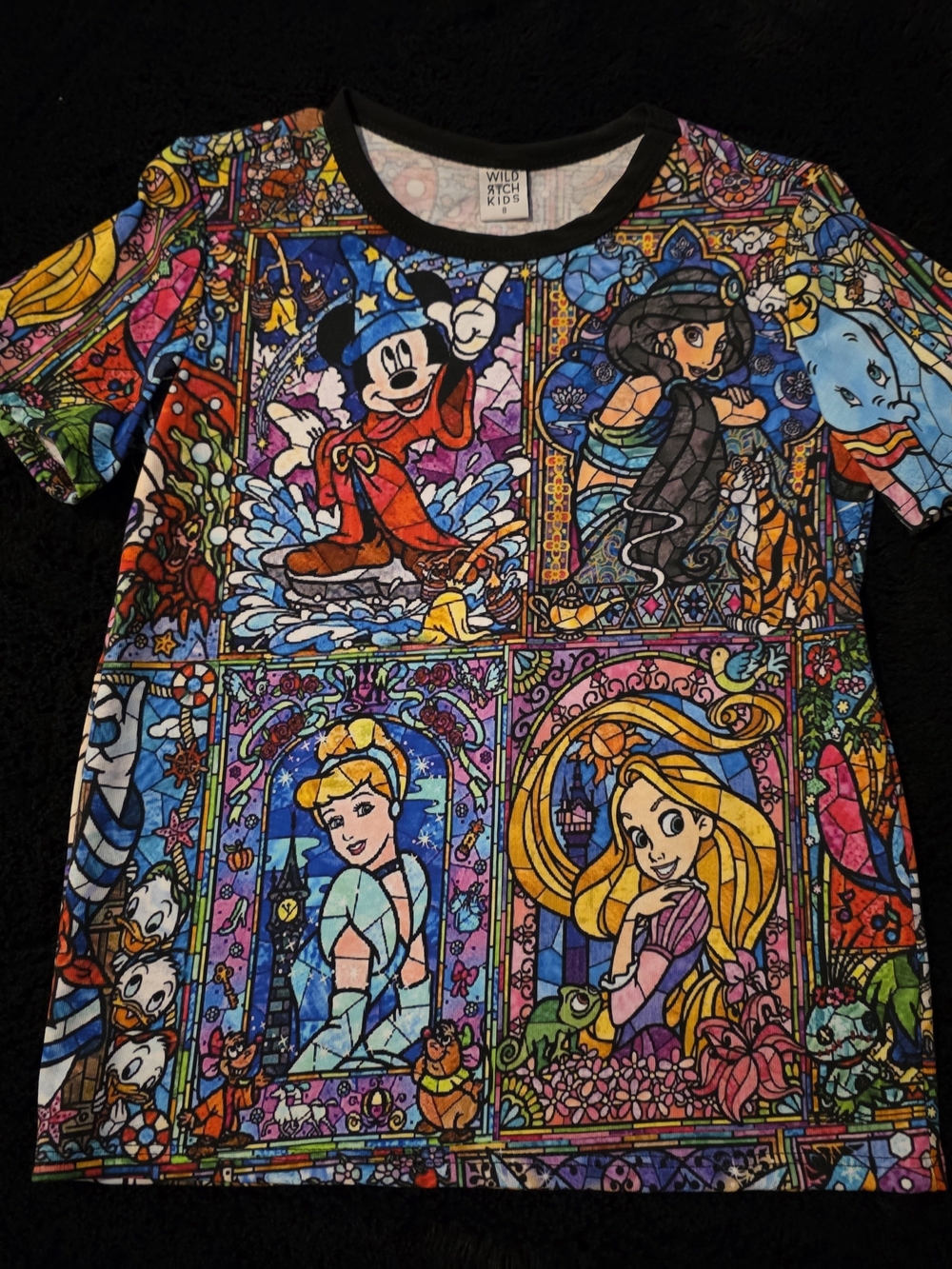 Disney Stained Glass Kids Tee